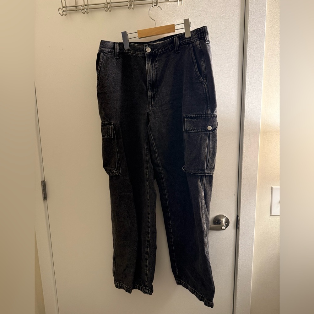 Madewell Charcoal Denim Pants
